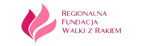 Logo Regionalnej Fundacji Walki z Rakiem – organizator biegu Piersi na Start