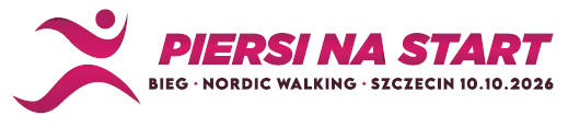 Logo biegu Piersi na Start – bieg i marsz nordic walking, Szczecin, 10 października 2026