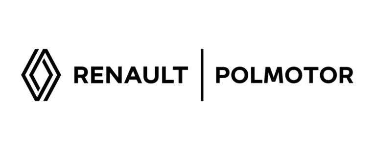 Logo Renault Polmotor – partner biegu Piersi na Start